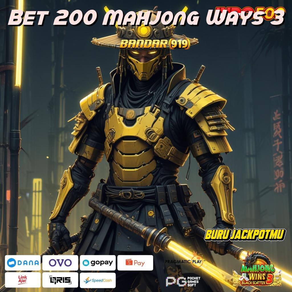 Bet 200 Mahjong Ways 3