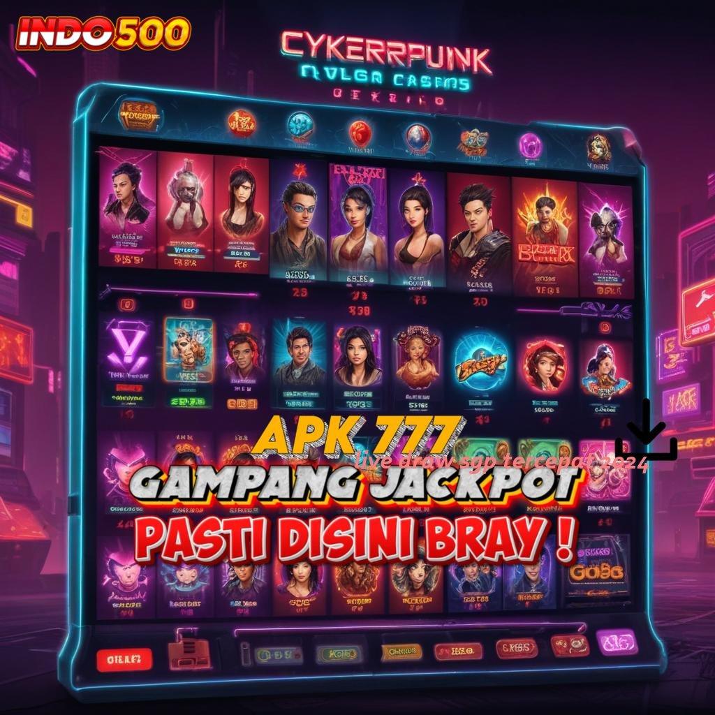 LIVE DRAW SGP TERCEPAT 2024 🎮 berani mengambil tantangan