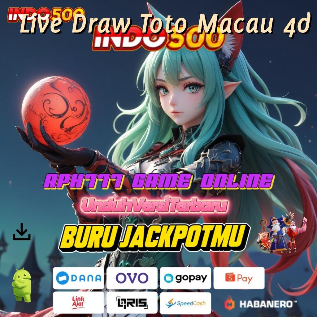 Live Draw Toto Macau 4d