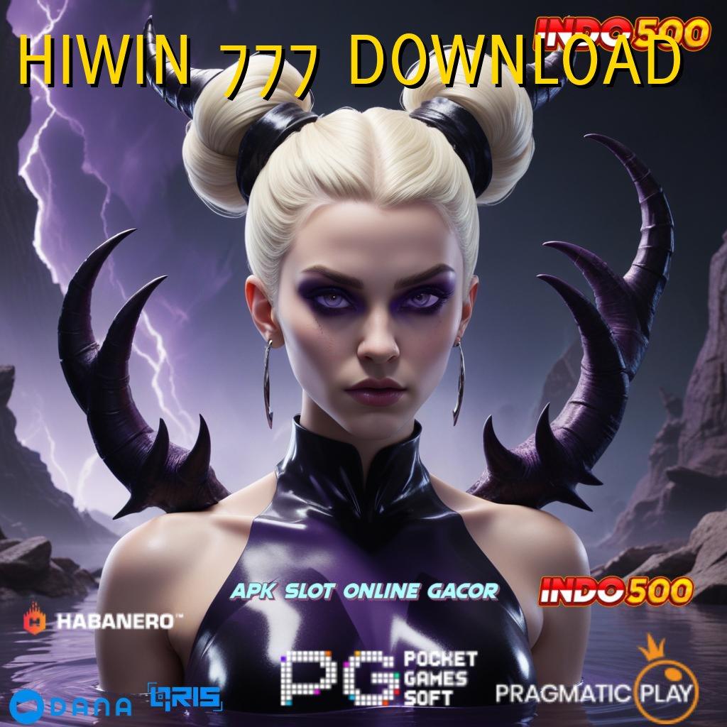 HIWIN 777 DOWNLOAD titik kontrol mental juara raih trofi anda