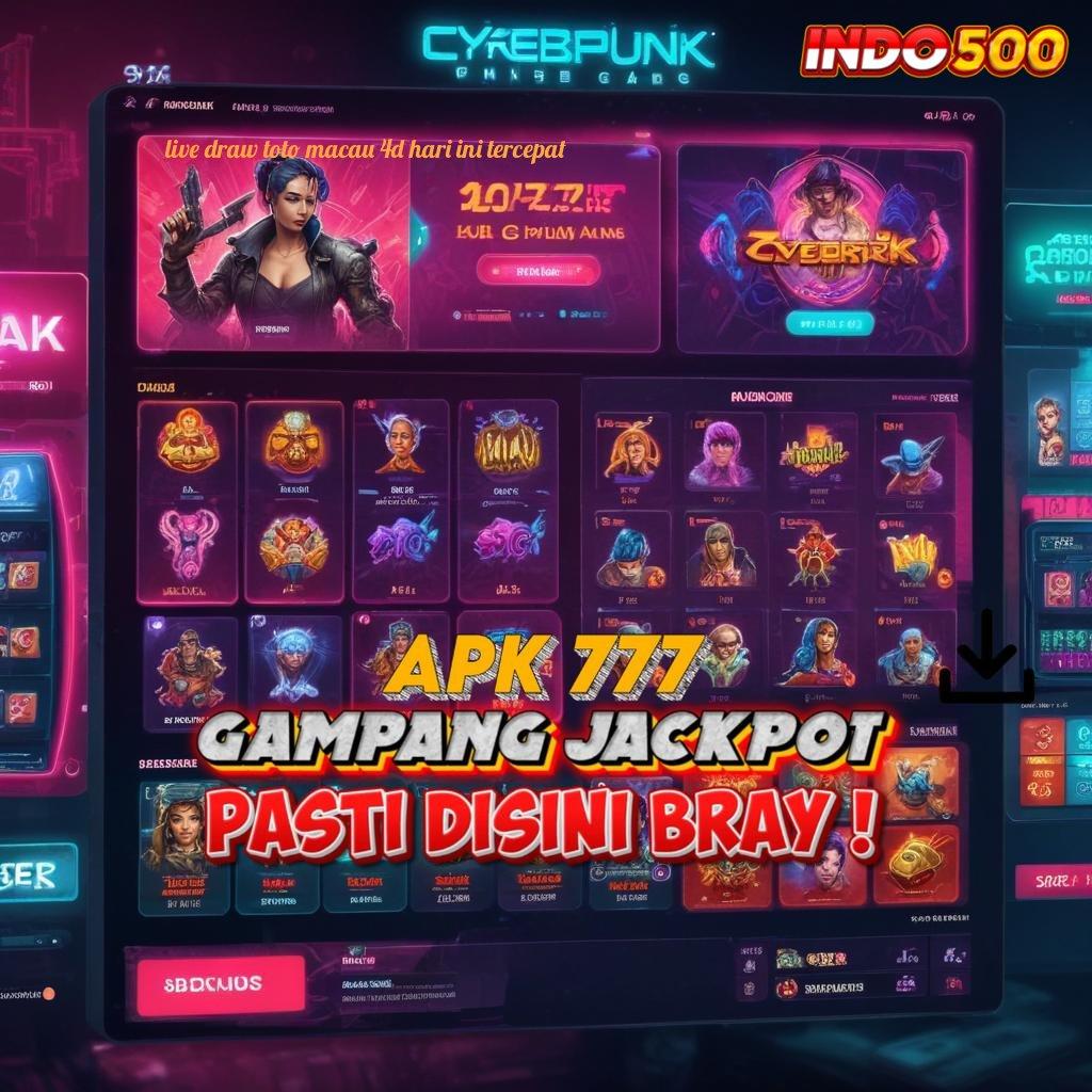 LIVE DRAW TOTO MACAU 4D HARI INI TERCEPAT ♒ Titik Akses Digital Baru Untuk Spin Langsung