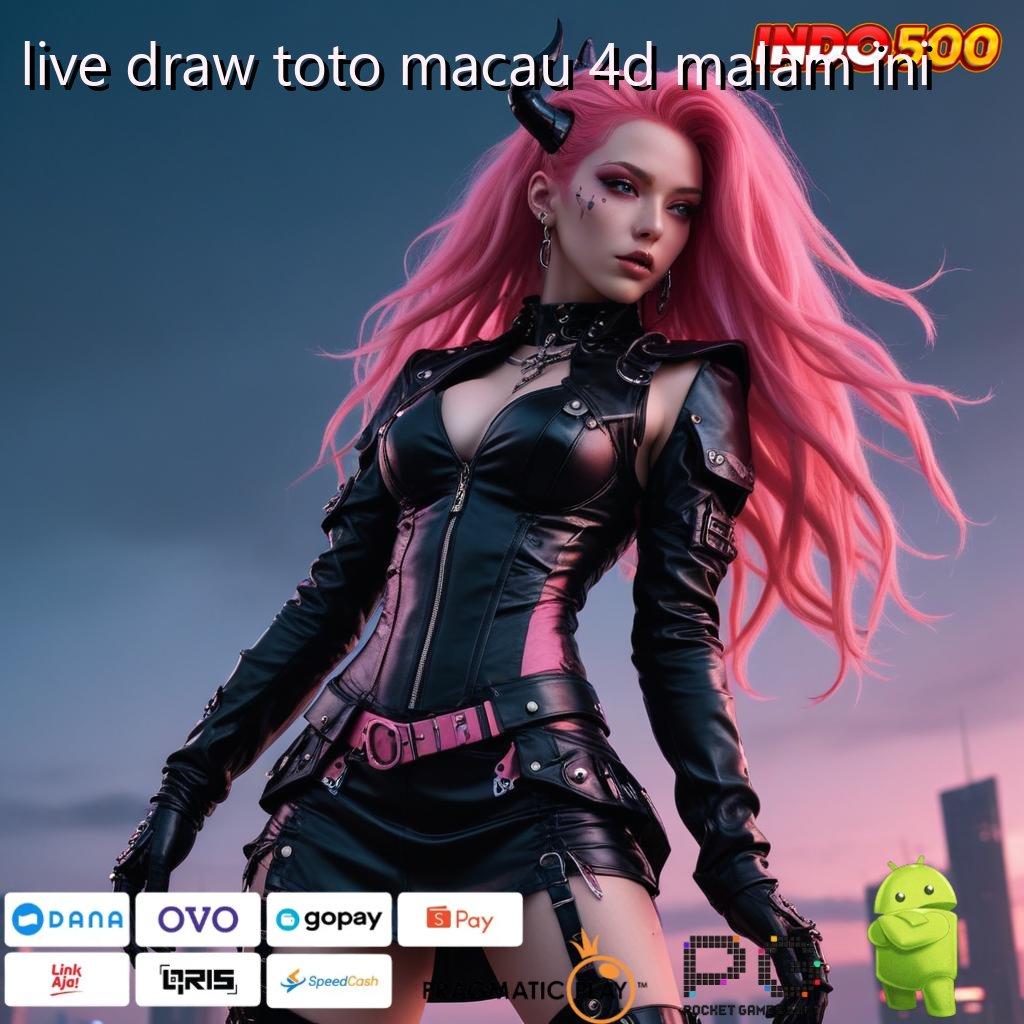 LIVE DRAW TOTO MACAU 4D MALAM INI Titik Tolak Baru dalam Dunia Keberuntungan