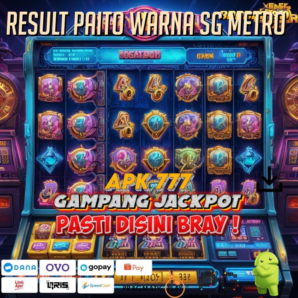 RESULT PAITO WARNA SG METRO @ Redeem Hadiah Hadiah Baru untuk Pengguna Gopay